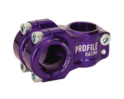 Profile Racing Nova 31.8mm Stem (Purple) (53mm)